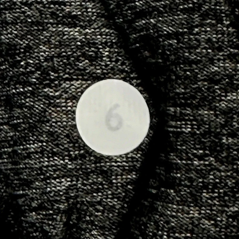 Lululemon Pace Pusher Top Women 6 Heathered Gray Mesh Long Sleeve Run